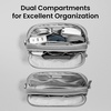 image:imagetomtoc 360 Sleeve for 14 LenovoHPASUSDellAcer Laptops  Dual Compartment WaterResistant Tech Pouch for Charger Cord Phone Hard Drive Power Bank  Laptop Case amp Organizer Bundle