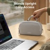 image:imagetomtoc 360 Sleeve for 14 LenovoHPASUSDellAcer Laptops  Dual Compartment WaterResistant Tech Pouch for Charger Cord Phone Hard Drive Power Bank  Laptop Case amp Organizer Bundle