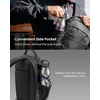 image:imagetomtoc T30 Sling Backpack Crossbody Bag for Men Women EDC Daypack Chest Shoulder bag for 1314 Inch MacBook NeoAirPro 13 iPad Air M4Pro M5 Organized Daily Use Work Waterresistant