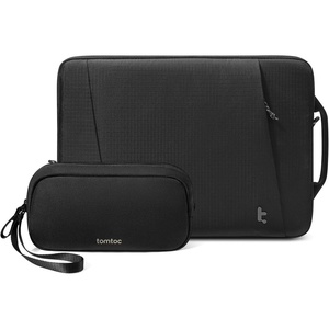 image:imagetomtoc Slim 14inch 360 Protective Laptop Sleeve amp T12 Electronics Organizer Travel Case Water Resistant Travel Bag Cable Organizer for Essentials