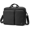 image:imagetomtoc A33 Laptop Briefcase Shoulder Bag for 156162 Inch Laptop Slim design with expandable large capacity for Accessory amp Document Storage WaterResistant amp Durable Recycled FabricBlack