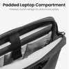 image:imagetomtoc A33 Laptop Briefcase Shoulder Bag for 156162 Inch Laptop Slim design with expandable large capacity for Accessory amp Document Storage WaterResistant amp Durable Recycled FabricBlack