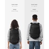 image:imagetomtoc Laptop Backpack 26L XPac Large Business Work Bag Fits 15616 Inch Laptop WaterResistant Durable Computer Travel Backpack for Business Trip Weekend GetawayBlack