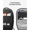 image:imagetomtoc Laptop Backpack 26L XPac Large Business Work Bag Fits 15616 Inch Laptop WaterResistant Durable Computer Travel Backpack for Business Trip Weekend GetawayBlack