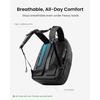 image:imagetomtoc Laptop Backpack 26L XPac Large Business Work Bag Fits 15616 Inch Laptop WaterResistant Durable Computer Travel Backpack for Business Trip Weekend GetawayBlack