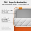 image:imagetomtoc 360 Protective Laptop Sleeve 13inch MacBook Neo A3404 2026  Waterresistant Laptop Case Cover Designed for 13inch New MacBook Neo A18 Pro Chip 13 inch Shockproof Computer Case BagOrange