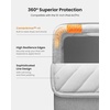 image:imagetomtoc 360 Protective Laptop Sleeve 13inch MacBook Neo A3404 2026  Waterresistant Laptop Case Cover Designed for 13inch New MacBook Neo A18 Pro Chip 13 inch Shockproof Computer Case BagGray