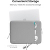 image:imagetomtoc 360 Protective Laptop Sleeve 13inch MacBook Neo A3404 2026  Waterresistant Laptop Case Cover Designed for 13inch New MacBook Neo A18 Pro Chip 13 inch Shockproof Computer Case BagGray