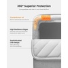image:imagetomtoc 360 Protective Laptop Sleeve 13inch MacBook Neo A3404 2026  Waterresistant Laptop Case Cover Designed for 13inch New MacBook Neo A18 Pro Chip 13 inch Shockproof Computer Case BagGray