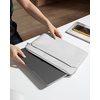 image:imagetomtoc CustomFit Slim Sleeve for 13inch MacBook Neo A18 Pro A3404 WaterResistant Protective Case with Accessory PocketLight Gray