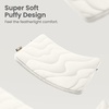 image:imagetomtoc 360 Protective Puffy Laptop Sleeve for 13inch MacBook Neo A3404 A18  2026 WaterResistant Quilted Soft Puffer Bag Shockproof Computer Case Travel Work Bag Fits New Dell XPS 13 Laptop2026Snowberg