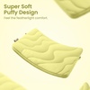 image:imagetomtoc 360 Protective Puffy Laptop Sleeve for 13inch MacBook Neo A3404 A18  2026 WaterResistant Quilted Soft Puffer Bag Shockproof Computer Case Travel Work Bag Fits New Dell XPS 13 Laptop2026Citrus
