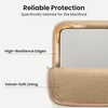 image:imagetomtoc 360 Protective Puffy Laptop Sleeve for 13inch MacBook Neo A3404 A18  2026 WaterResistant Quilted Soft Puffer Bag Shockproof Computer Case Travel Work Bag Fits New Dell XPS 13 Laptop2026Snowberg