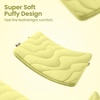 image:imagetomtoc 360 Protective Puffy Laptop Sleeve for 13inch MacBook Neo A3404 A18  2026 WaterResistant Quilted Soft Puffer Bag Shockproof Computer Case Travel Work Bag Fits New Dell XPS 13 Laptop2026Citrus