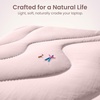 image:imagetomtoc 360 Protective Puffy Laptop Sleeve for 13inch MacBook Neo A3404 A18  2026 WaterResistant Quilted Soft Puffer Bag Shockproof Computer Case Travel Work Bag Fits New Dell XPS 13 Laptop2026Saltblush