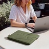 image:imagetomtoc 360 Protective Puffy Laptop Sleeve for 13inch MacBook Neo A3404 A18  2026 WaterResistant Quilted Soft Puffer Bag Shockproof Computer Case Travel Work Bag Fits New Dell XPS 13 Laptop2026Greenlands