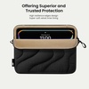 image:imagetomtoc 360 Protective Puffy Laptop Sleeve for 13inch MacBook Neo A3404 A18  2026 WaterResistant Quilted Soft Puffer Bag Shockproof Computer Case Travel Work Bag Fits New Dell XPS 13 Laptop2026Lavascape