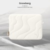 image:imagetomtoc 360 Protective Puffy Laptop Sleeve for 13inch MacBook Neo A3404 A18  2026 WaterResistant Quilted Soft Puffer Bag Shockproof Computer Case Travel Work Bag Fits New Dell XPS 13 Laptop2026Snowberg