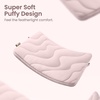 image:imagetomtoc 360 Protective Puffy Laptop Sleeve for 13inch MacBook Neo A3404 A18  2026 WaterResistant Quilted Soft Puffer Bag Shockproof Computer Case Travel Work Bag Fits New Dell XPS 13 Laptop2026Saltblush