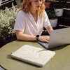 image:imagetomtoc 360 Protective Puffy Laptop Sleeve for 13inch MacBook Neo A3404 A18  2026 WaterResistant Quilted Soft Puffer Bag Shockproof Computer Case Travel Work Bag Fits New Dell XPS 13 Laptop2026Snowberg