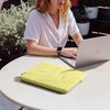 image:imagetomtoc 360 Protective Puffy Laptop Sleeve for 13inch MacBook Neo A3404 A18  2026 WaterResistant Quilted Soft Puffer Bag Shockproof Computer Case Travel Work Bag Fits New Dell XPS 13 Laptop2026Citrus