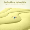 image:imagetomtoc 360 Protective Puffy Laptop Sleeve for 13inch MacBook Neo A3404 A18  2026 WaterResistant Quilted Soft Puffer Bag Shockproof Computer Case Travel Work Bag Fits New Dell XPS 13 Laptop2026Citrus