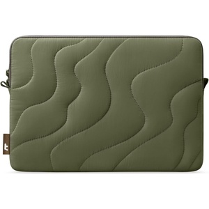 image:imagetomtoc 360 Protective Puffy Laptop Sleeve for 13inch MacBook Neo A3404 A18  2026 WaterResistant Quilted Soft Puffer Bag Shockproof Computer Case Travel Work Bag Fits New Dell XPS 13 Laptop2026Greenlands