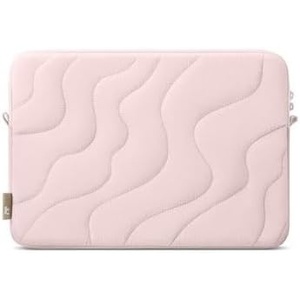 image:imagetomtoc 360 Protective Puffy Laptop Sleeve for 13inch MacBook Neo A3404 A18  2026 WaterResistant Quilted Soft Puffer Bag Shockproof Computer Case Travel Work Bag Fits New Dell XPS 13 Laptop2026Saltblush