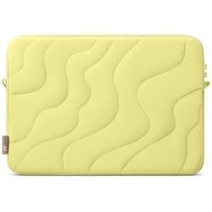 image:imagetomtoc 360 Protective Puffy Laptop Sleeve for 13inch MacBook Neo A3404 A18  2026 WaterResistant Quilted Soft Puffer Bag Shockproof Computer Case Travel Work Bag Fits New Dell XPS 13 Laptop2026Citrus