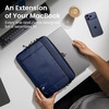 image:imagetomtoc 360 Protective Laptop Case for 13inch MacBook Air M5A3449 2026 M4A3240 M3A3113 M2A2681 M1A2337 WaterResistant Case with CornerArmor Fits 13inch MacBook Neo amp Surface ProLaptopNavy Blue