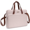 image:imagetomtoc Protective Crossbody Laptop Bag Case For 1314 Inch MacBook iPad ProAir with Magic Keyboard Surface ProLaptop Copilot PC Water ResistantBlush Pink