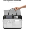 image:imagetomtoc Protective Crossbody Laptop Bag Case For 1314 Inch MacBook iPad ProAir with Magic Keyboard Surface ProLaptop Copilot PC Water ResistantBlack