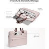 image:imagetomtoc Protective Crossbody Laptop Bag Case For 1314 Inch MacBook iPad ProAir with Magic Keyboard Surface ProLaptop Copilot PC Water ResistantBlush Pink
