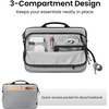 image:imagetomtoc Slim amp 360 Protective Laptop Case for 14inch Laptop  HP Lenovo Dell Acer ASUS Samsung Razer Chromebook WaterResistant 135144 Inch Case with CornerArmorGray