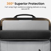 image:imagetomtoc Slim amp 360 Protective Laptop Case for 14inch Laptop  HP Lenovo Dell Acer ASUS Samsung Razer Chromebook WaterResistant 135144 Inch Case with CornerArmorGray