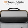 image:imagetomtoc Slim amp 360 Protective Laptop Case for 14inch Laptop  HP Lenovo Dell Acer ASUS Samsung Razer Chromebook WaterResistant 135144 Inch Case with CornerArmorGray