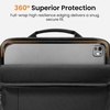 image:imagetomtoc Slim amp 360 Protective Laptop Case for 14inch Laptop  HP Lenovo Dell Acer ASUS Samsung Razer Chromebook WaterResistant 135144 Inch Case with CornerArmorBlack