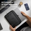 image:imagetomtoc Slim amp 360 Protective Laptop Case for 14inch Laptop  HP Lenovo Dell Acer ASUS Samsung Razer Chromebook WaterResistant 135144 Inch Case with CornerArmorBlack