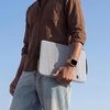 image:imagetomtoc Slim amp 360 Protective Laptop Sleeve for 15inch MacBook Air M5A3448 2026 M4A3241 M3A3114 M2A2941 WaterResistant Case with CornerArmorGray