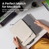 image:imagetomtoc Slim amp 360 Protective Laptop Sleeve for 15inch MacBook Air M5A3448 2026 M4A3241 M3A3114 M2A2941 WaterResistant Case with CornerArmorWhite