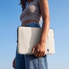 image:imagetomtoc Slim amp 360 Protective Laptop Sleeve for 15inch MacBook Air M5A3448 2026 M4A3241 M3A3114 M2A2941 WaterResistant Case with CornerArmorWhite