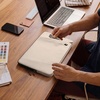 image:imagetomtoc Slim amp 360 Protective Laptop Sleeve for 15inch MacBook Air M5A3448 2026 M4A3241 M3A3114 M2A2941 WaterResistant Case with CornerArmorWhite