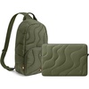 image:imagetomtoc 360 Protective Puffy Laptop Sleeve for 13inch MacBook Air M5 10L Crossbody Sling Bag Backpack for Women