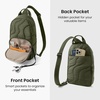 image:imagetomtoc 360 Protective Puffy Laptop Sleeve for 13inch MacBook Air M5 10L Crossbody Sling Bag Backpack for Women