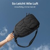 image:imagetomtoc 360 Protective Puffy Laptop Sleeve for 13inch MacBook Air M5A34492026M4M3M2 A3240 A3113 10L Puffy Sling Backpack for Women Girls