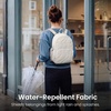 image:imagetomtoc 14inch Puffer Laptop Backpack for Women 165L WaterresistantBlack