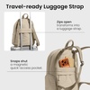 image:imagetomtoc 14inch Puffer Laptop Backpack for Women 165L WaterresistantBlack