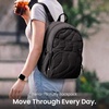 image:imagetomtoc 14inch Puffer Laptop Backpack for Women 165L WaterresistantBlack