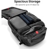 image:imagetomtoc Travel Backpack 40L TSA Carry On Bag Flight Approved PFAS FreeBlack