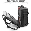 image:imagetomtoc Travel Backpack 40L TSA Carry On Bag Flight Approved PFAS FreeBlack